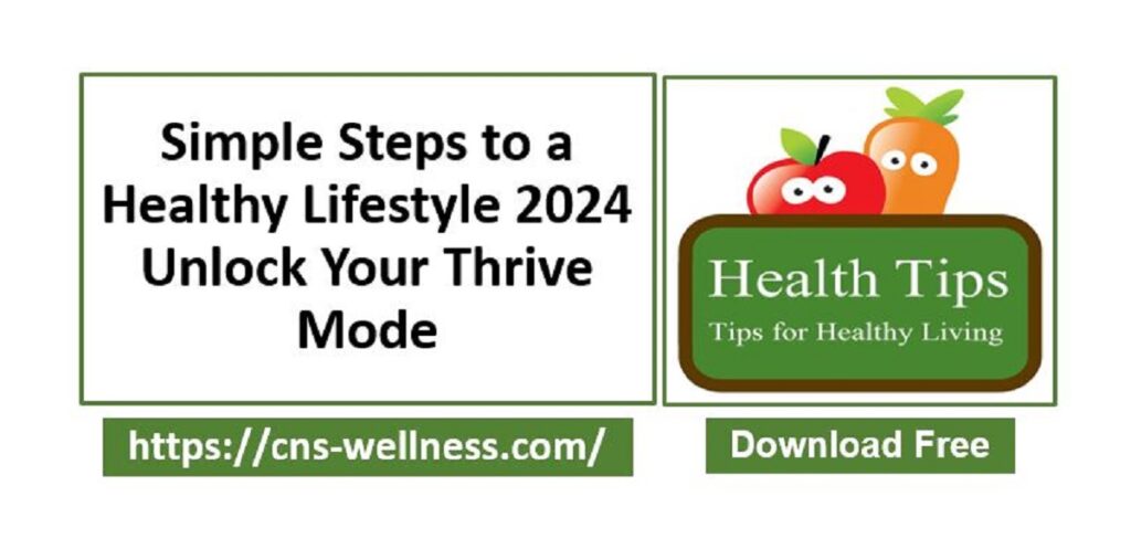Simple Steps to a Healthy Lifestyle